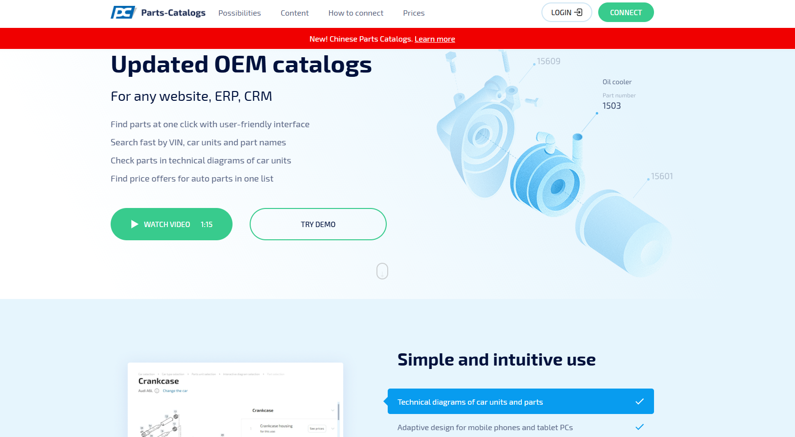 Parts-Catalogs built with Buildora