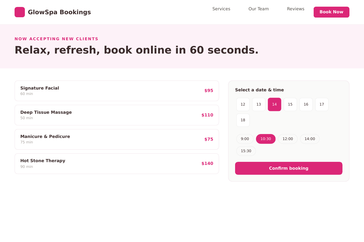Booking platforms