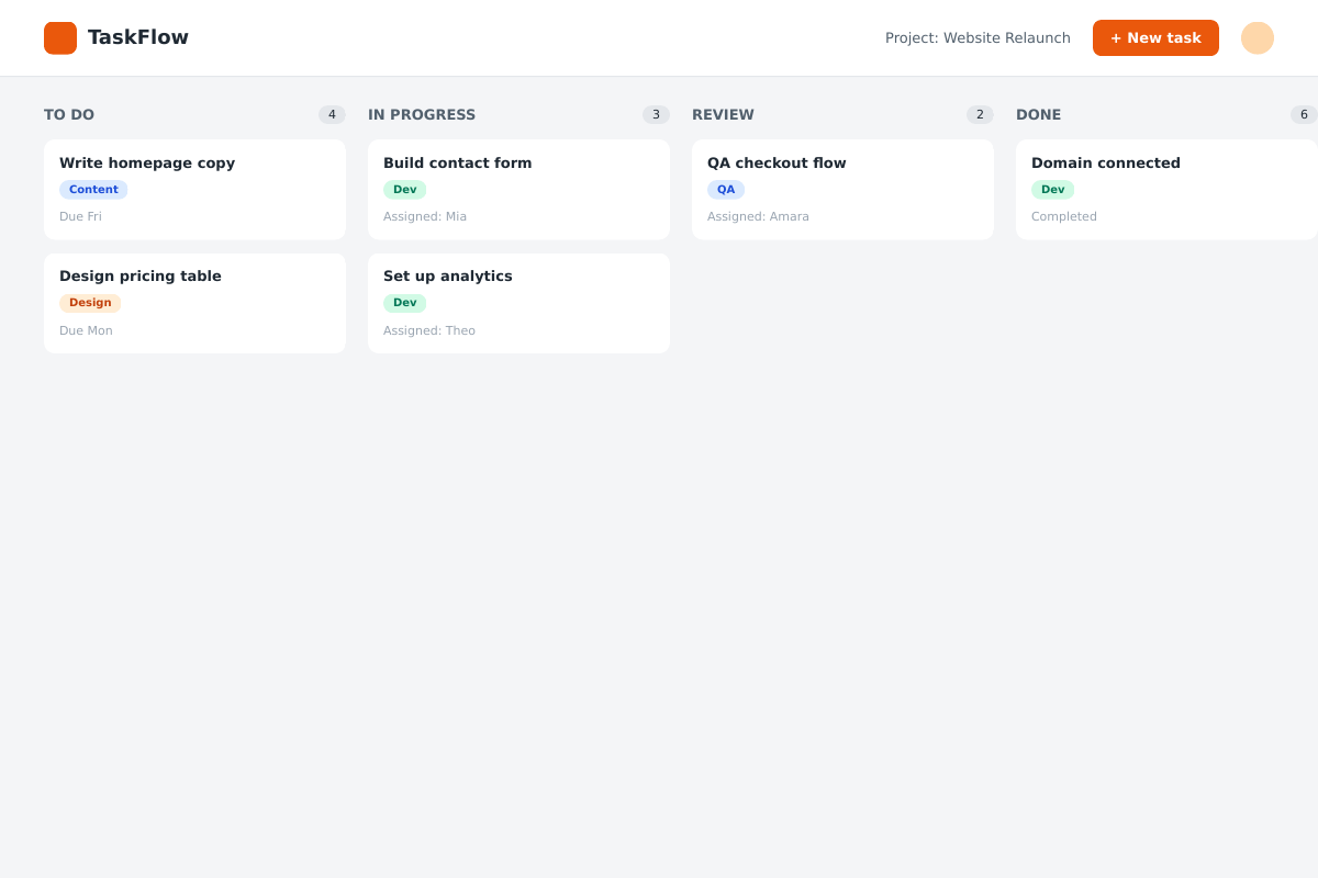 Custom web apps